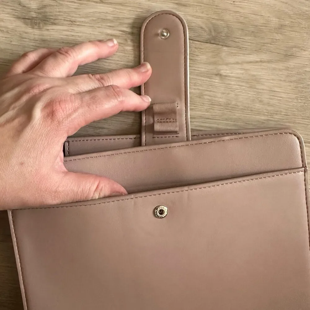 Aura Estelle Planner Cover Airy A5 Straight Pocket Version 3 Light  Pink Taupe